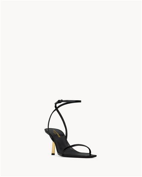 ysl lee|LEE sandals in glazed leather .